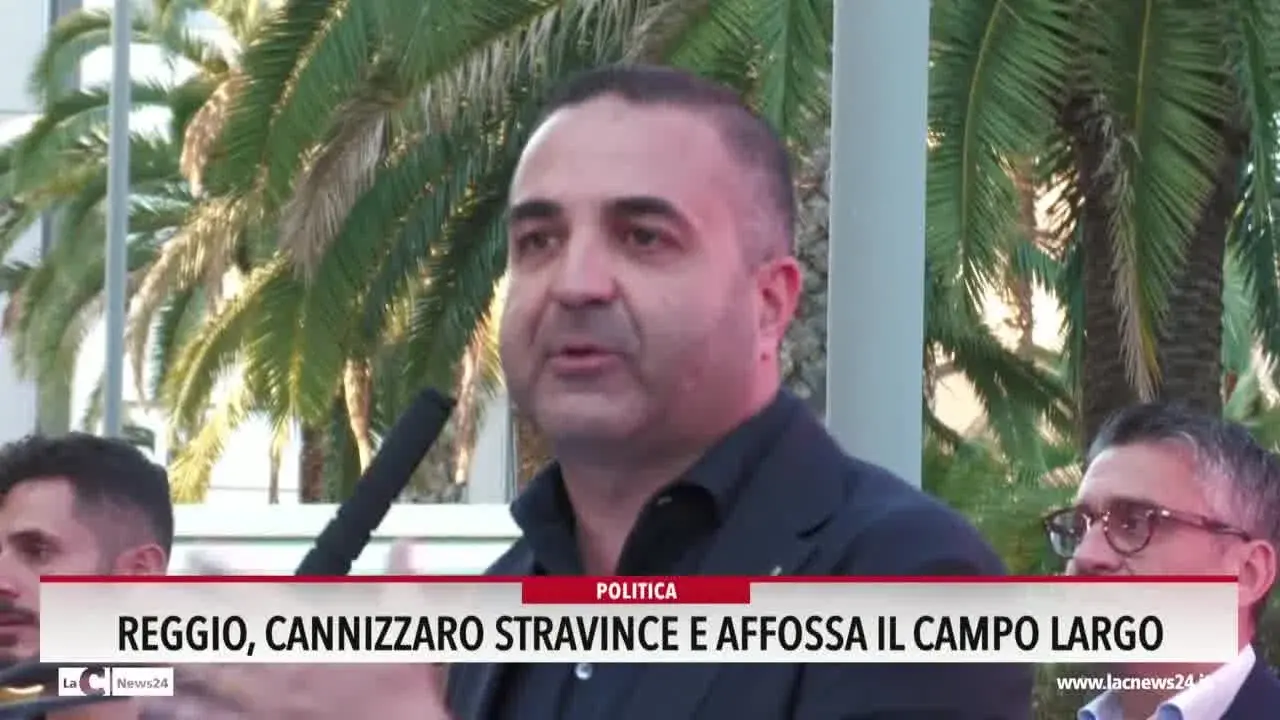 Reggio, Cannizzaro stravince e affossa il campo largo