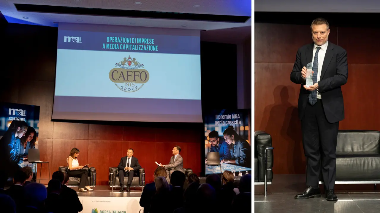 M&A Awards 2026, riconoscimento al Gruppo Caffo 1915 per la crescita industriale internazionale\n