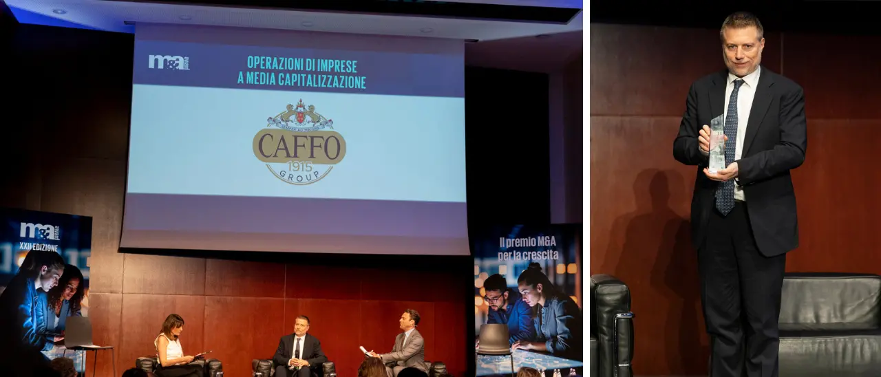 M&A Awards 2026, riconoscimento al Gruppo Caffo 1915 per la crescita industriale internazionale\n