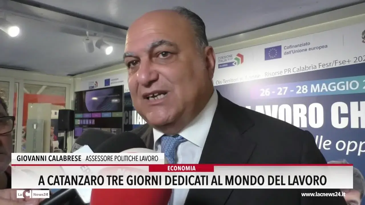 A Catanzaro tre giorni dedicati al mondo del lavoro