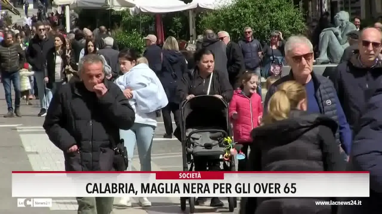 Calabria, maglia nera per gli over 65