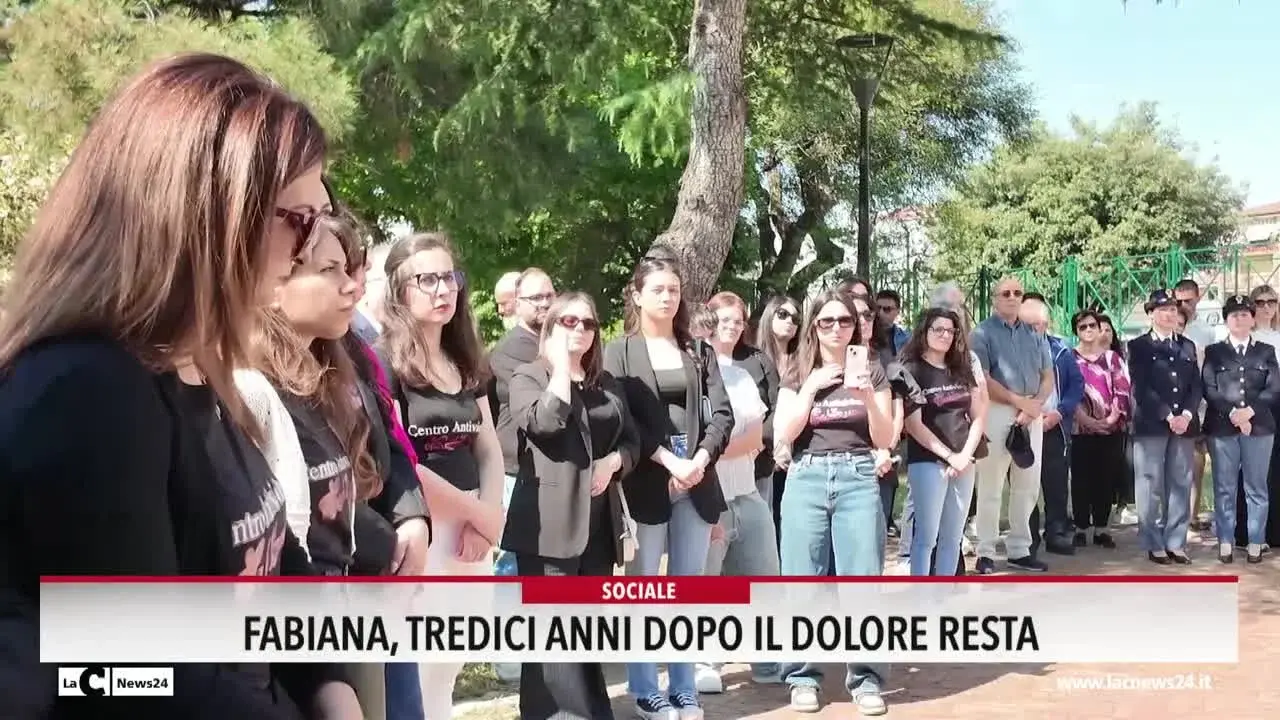 Fabiana, tredici anni dopo il dolore resta