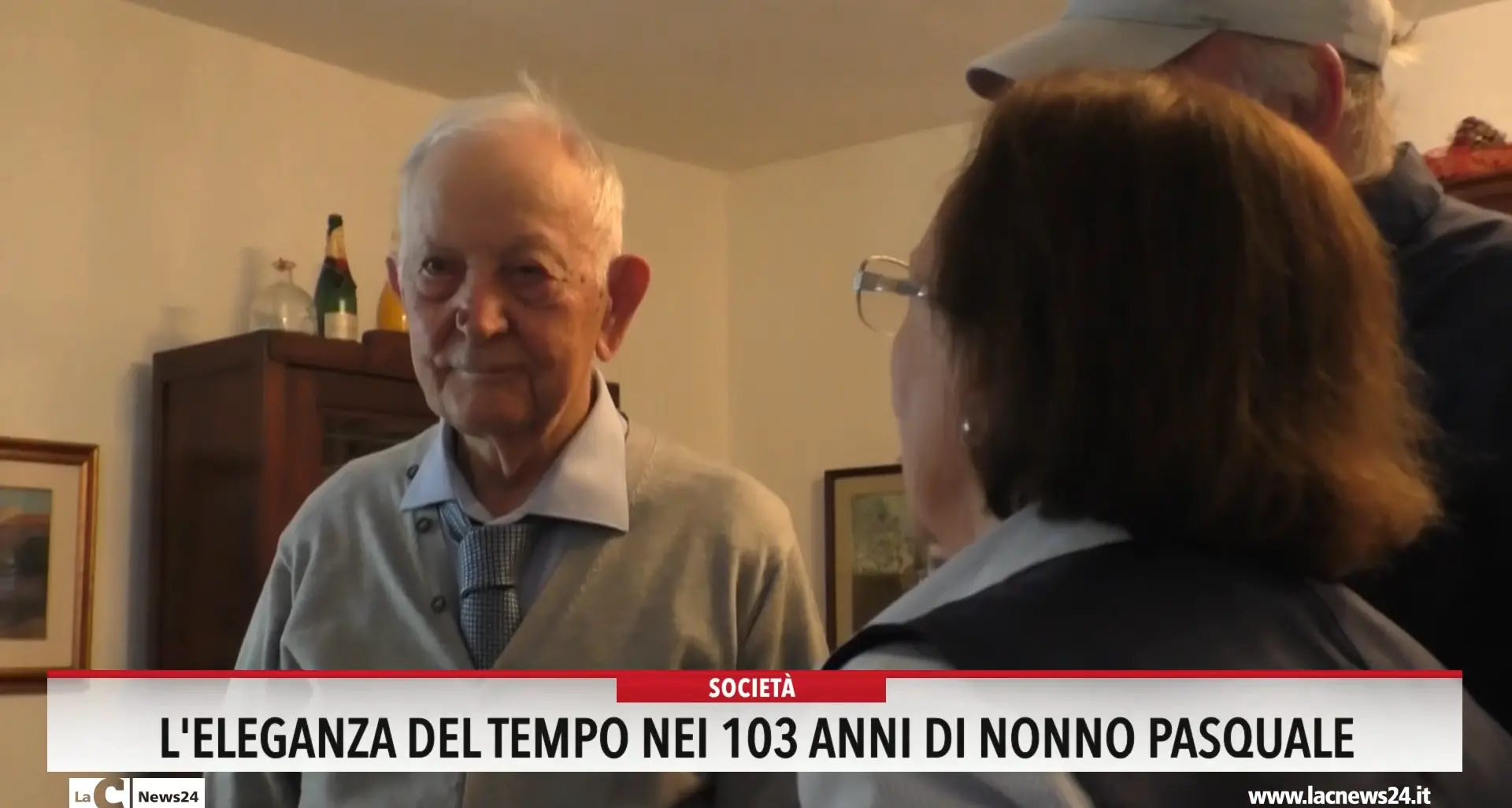 L'eleganza del tempo nei 103 anni di nonno Pasquale