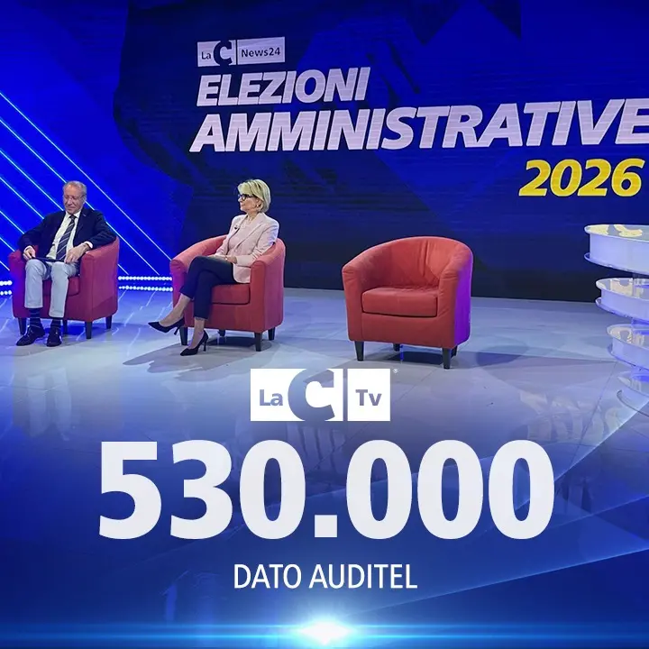 LaC Network, boom di ascolti per la maratona elettorale dedicata alle Comunali: oltre 530mila contatti Auditel\n