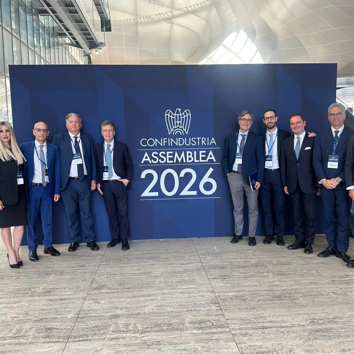 Unindustria Calabria all’assemblea nazionale di Confindustria: la delegazione calabrese a Roma con Ferrara e Mazzuca\n