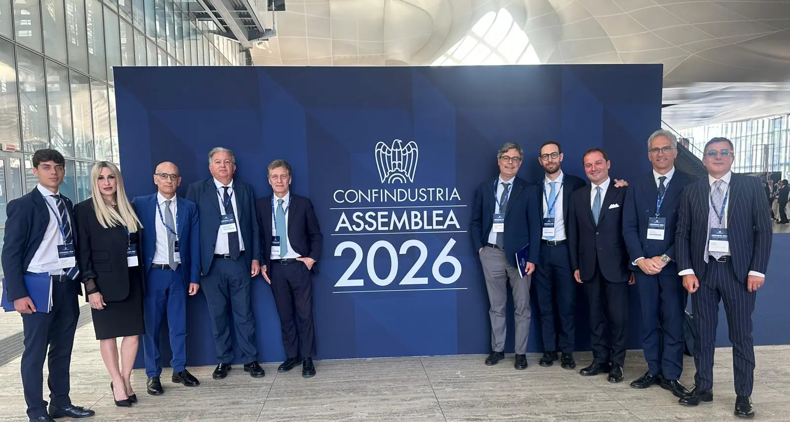 Unindustria Calabria all’assemblea nazionale di Confindustria: la delegazione calabrese a Roma con Ferrara e Mazzuca\n