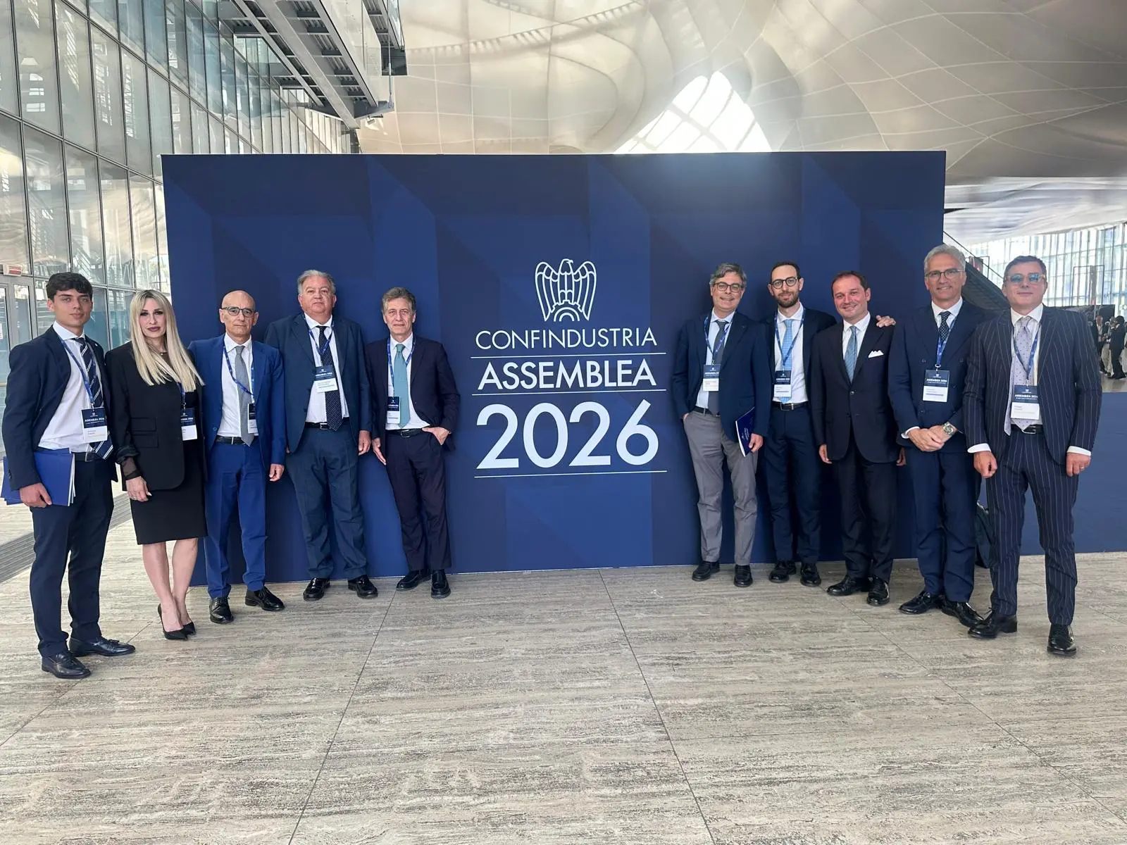 Unindustria Calabria all’assemblea nazionale di Confindustria: la delegazione calabrese a Roma con Ferrara e Mazzuca\n