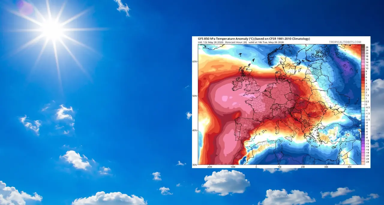 <p>Estate anticipata, caldo africano sulla Calabria (con qualche pioggia) mentre l’Europa boccheggia</p>
