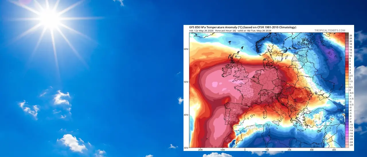 Estate anticipata,\u00A0caldo africano sulla Calabria (con qualche pioggia) mentre\u00A0l’Europa boccheggia: 35 gradi a Londra\n