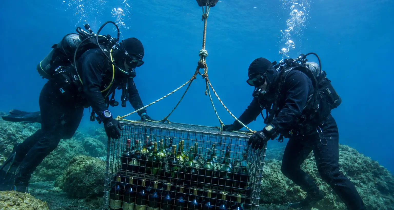 Vino, birra e persino un profumo sott’acqua: in Calabria entra nel vivo il progetto Sinus\n