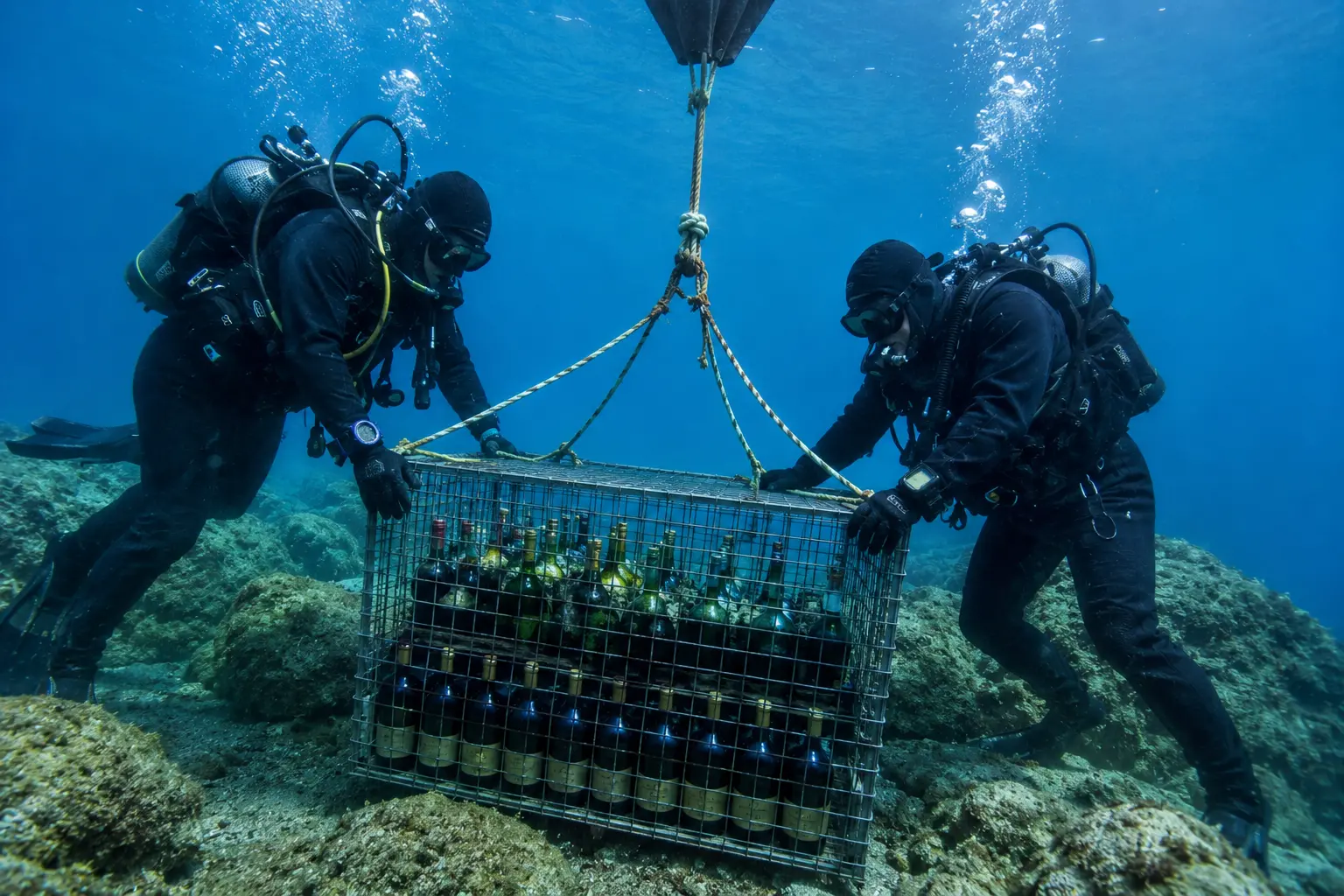 Vino, birra e persino un profumo sott’acqua: in Calabria entra nel vivo il progetto Sinus\n