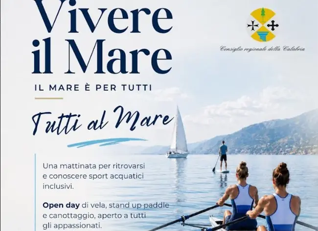 “Vivere il Mare – Tutti al Mare”, a Reggio\u00A0una giornata dedicata agli sport acquatici inclusivi\n