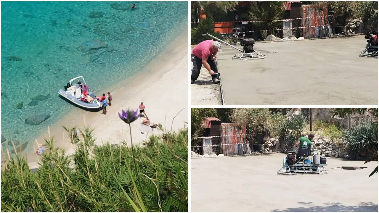 Parghelia, lavori al parcheggio La Grazia e soccorso in spiaggia: il Comune racconta una giornata tra cantieri ed emergenza\n
