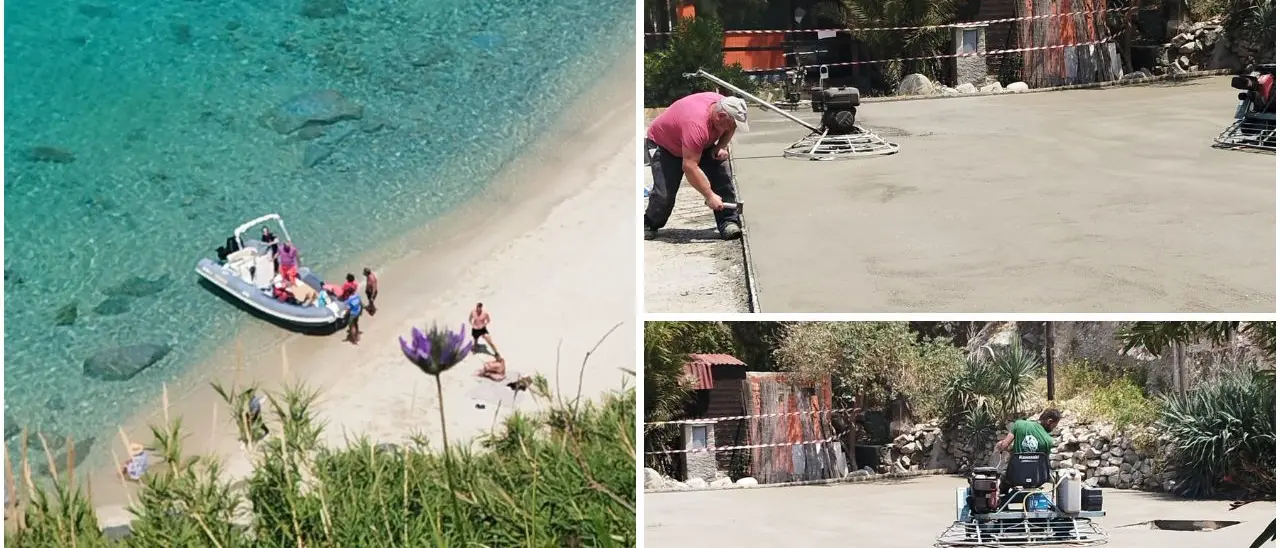 Parghelia, lavori al parcheggio La Grazia e soccorso in spiaggia: il Comune racconta una giornata tra cantieri ed emergenza\n