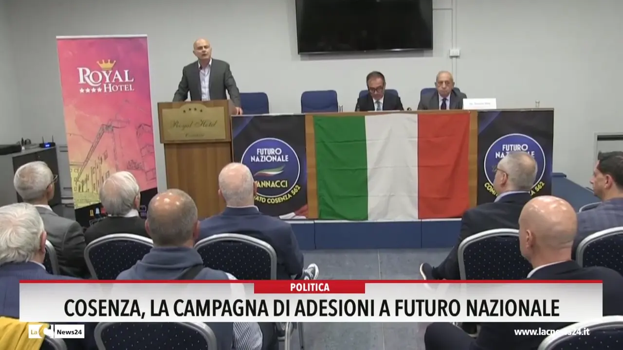 Cosenza, la campagna di adesioni a Futuro Nazionale