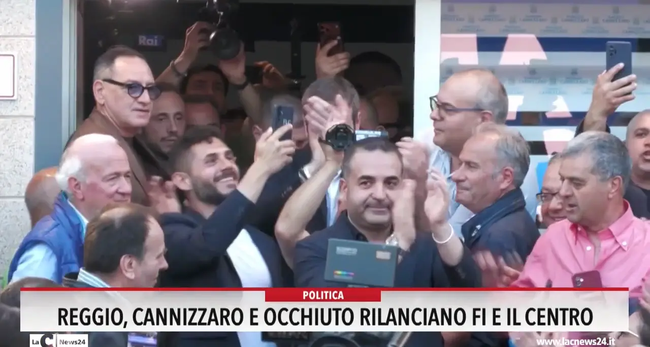 Reggio, Cannizzaro e Occhiuto rilanciano Fi e il centro