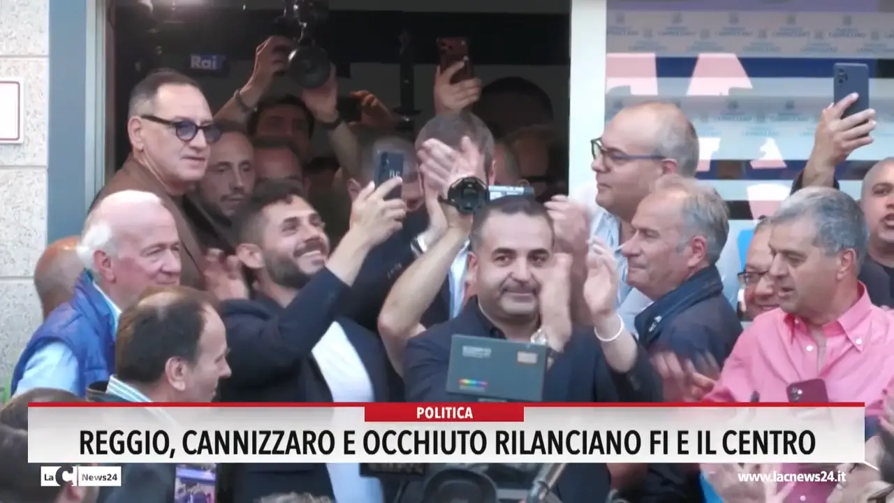 Reggio, Cannizzaro e Occhiuto rilanciano Fi e il centro