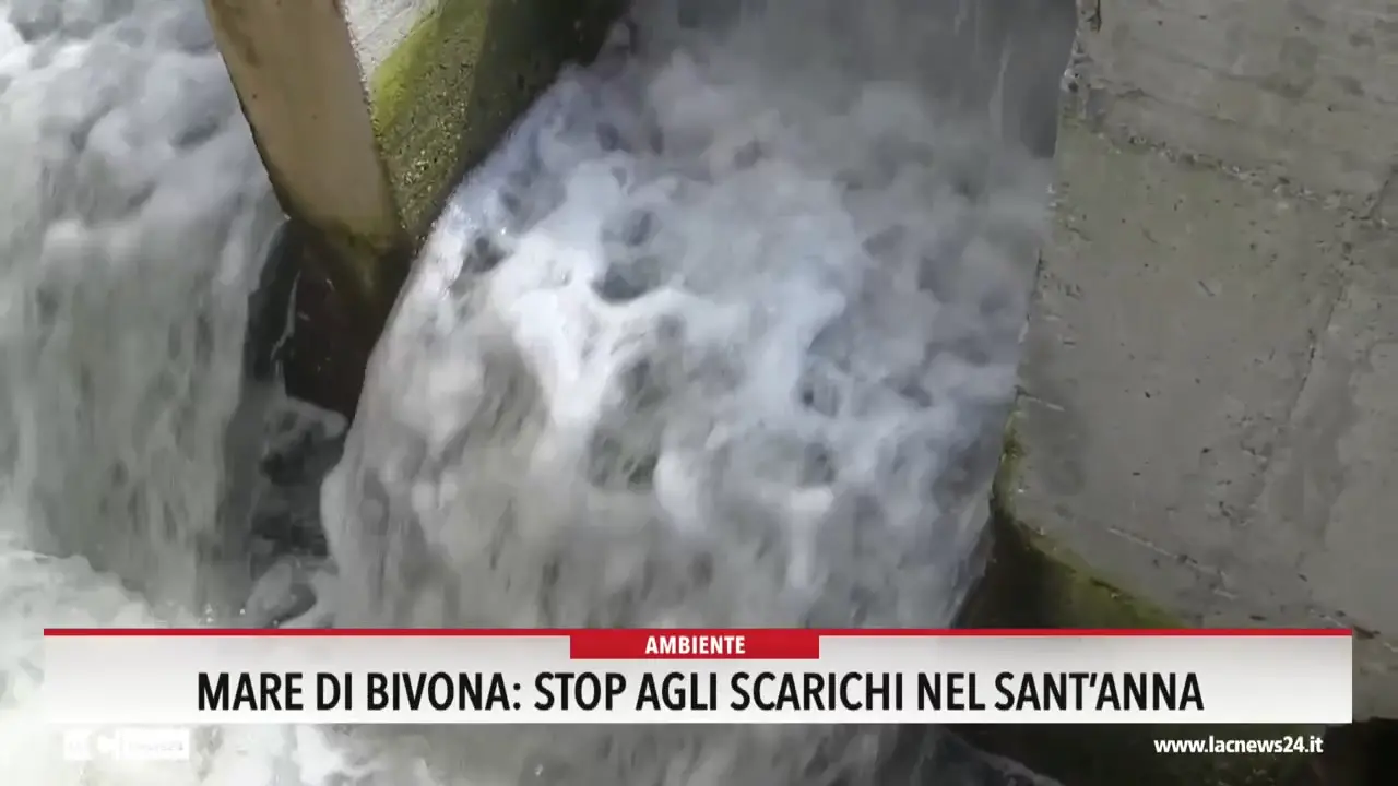 Mare di Bivona: stop agli scarichi nel Sant'Anna