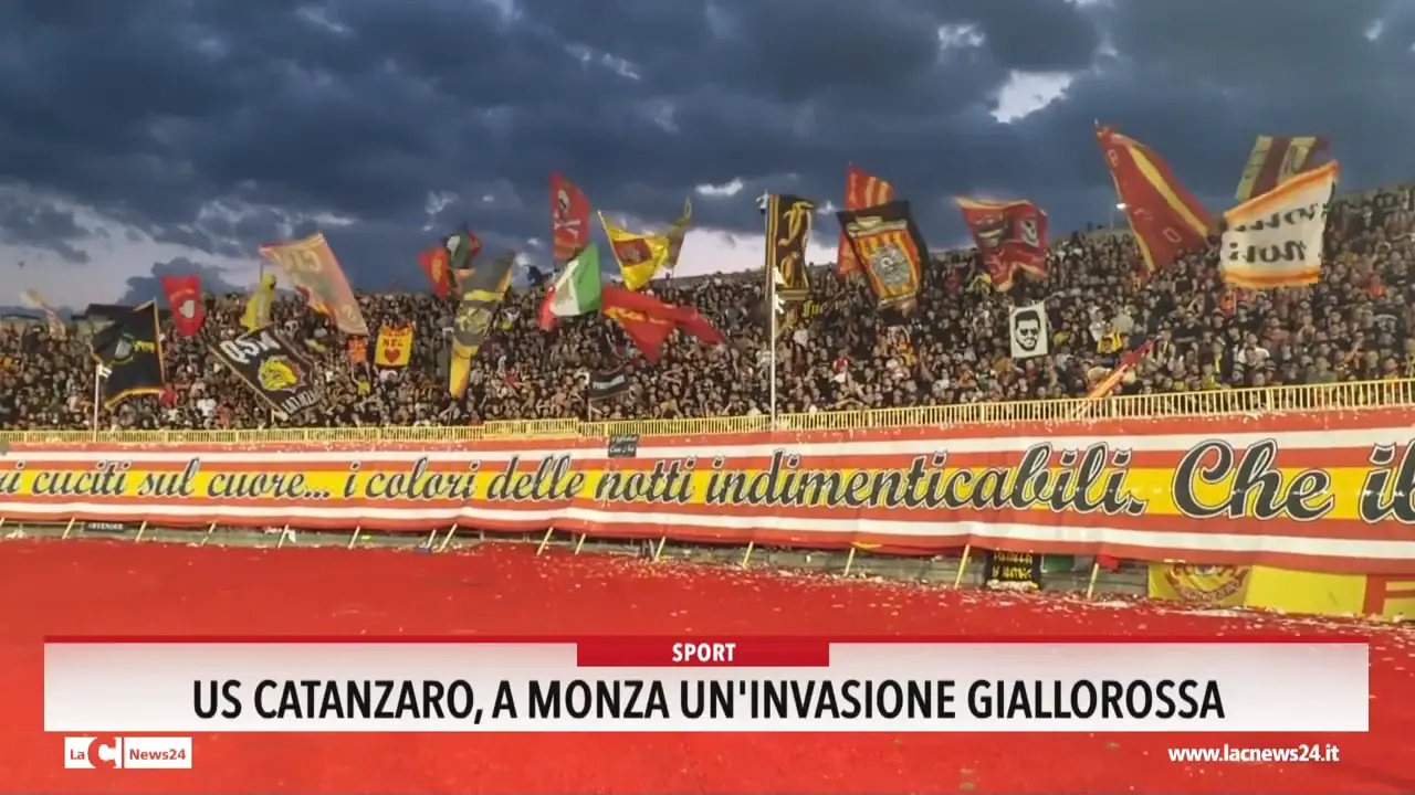 Us Catanzaro, a Monza un'invasione giallorossa