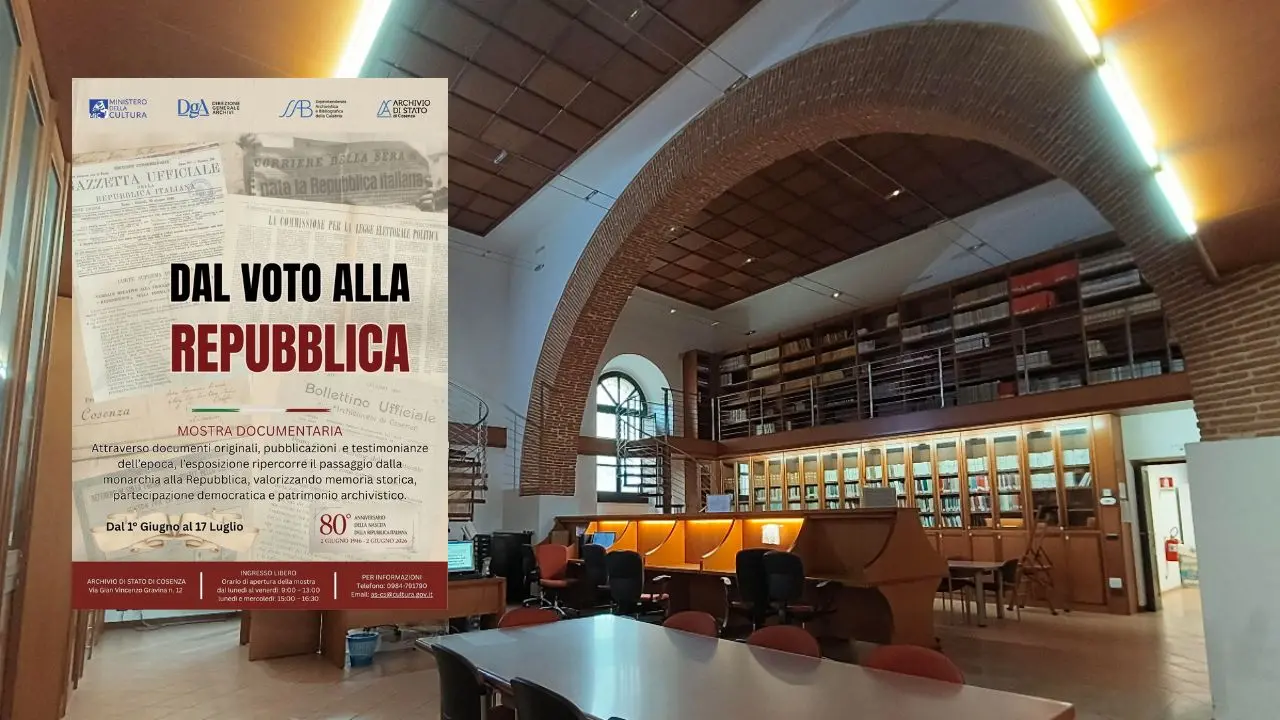 L’Archivio di Stato di Cosenza dedica una mostra al referendum istituzionale del 2 giugno 1946\n\n\n