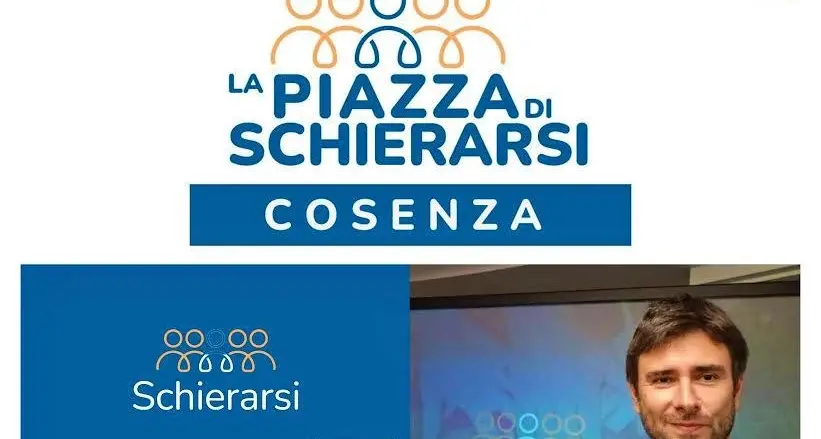Nasce a Cosenza la “Piazza Schierarsi”: il presidio civico che fa capo ad Alessandro Di Battista\n\n\n