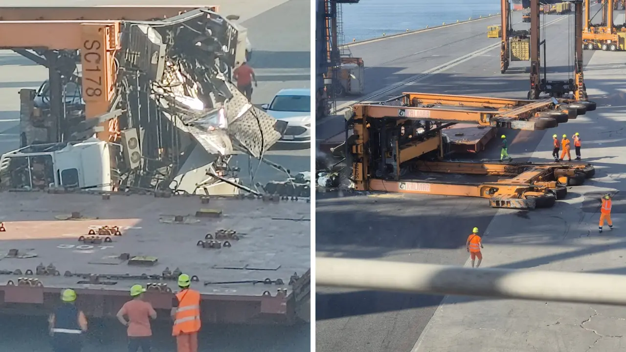 Incidente al Porto di Gioia Tauro, si ribalta mezzo portacontainer: ferito un giovane operatore\n