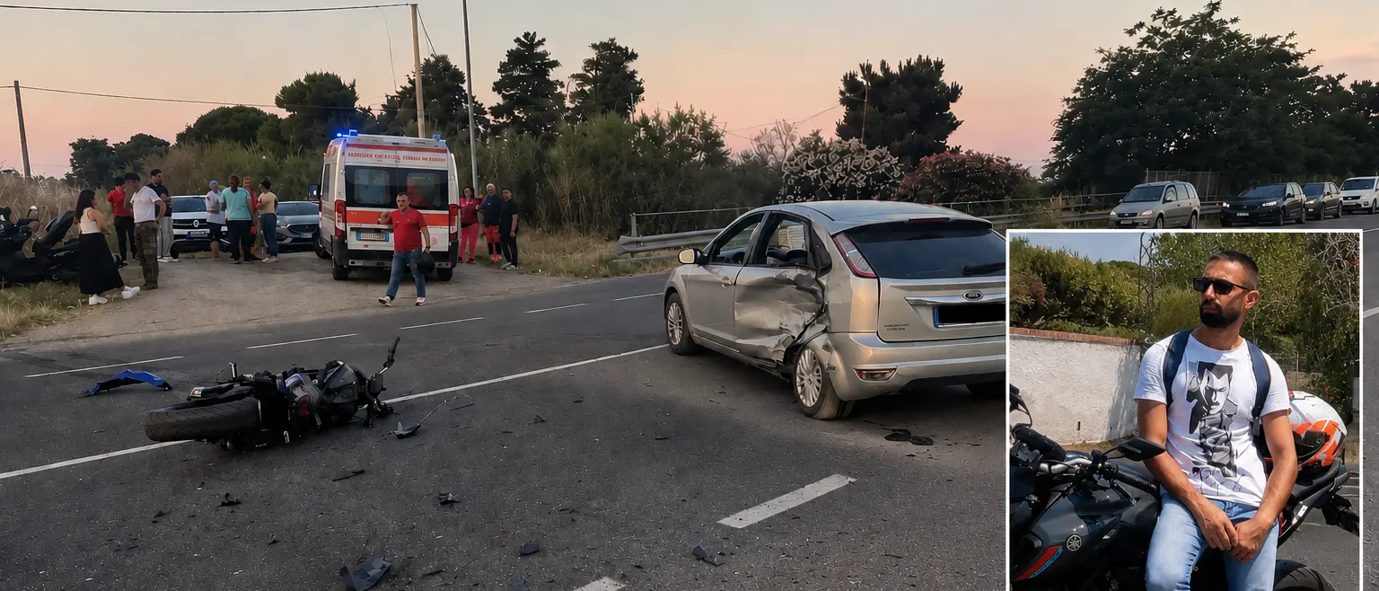 Scontro tra auto e moto sulla statale 106 a Corigliano Rossano: aperta un’inchiesta sulla morte di Pietro Aloisio\n