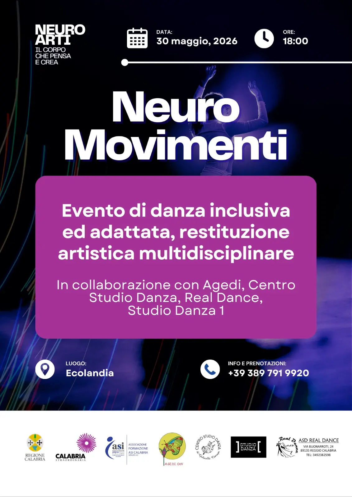 “Neuro Movimenti”: a Ecolandia la danza diventa inclusione, arte e partecipazione\n