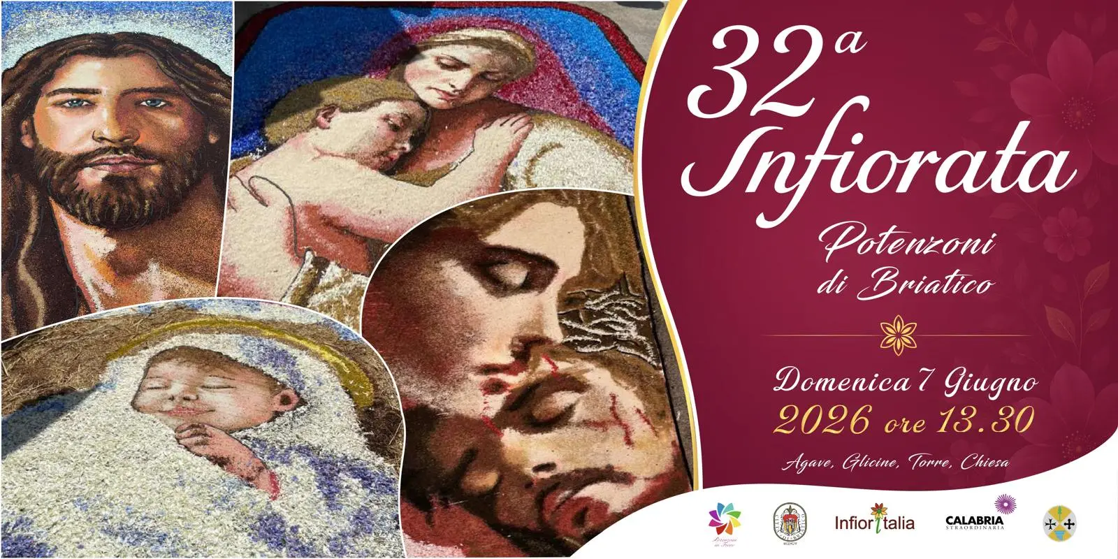 Potenzoni si prepara alla 32esima Infiorata: arte, fede e tradizione colorano il borgo del Vibonese\n