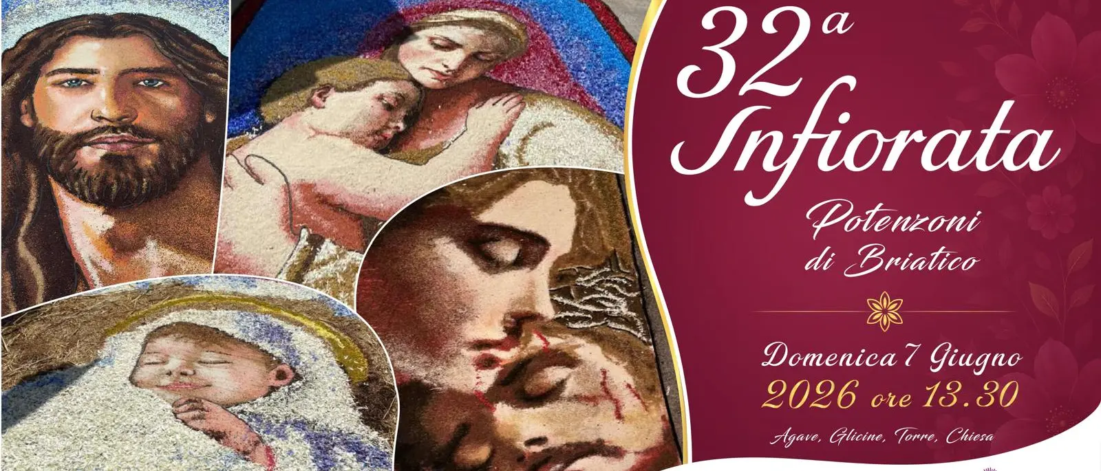 Potenzoni si prepara alla 32esima Infiorata: arte, fede e tradizione colorano il borgo del Vibonese\n