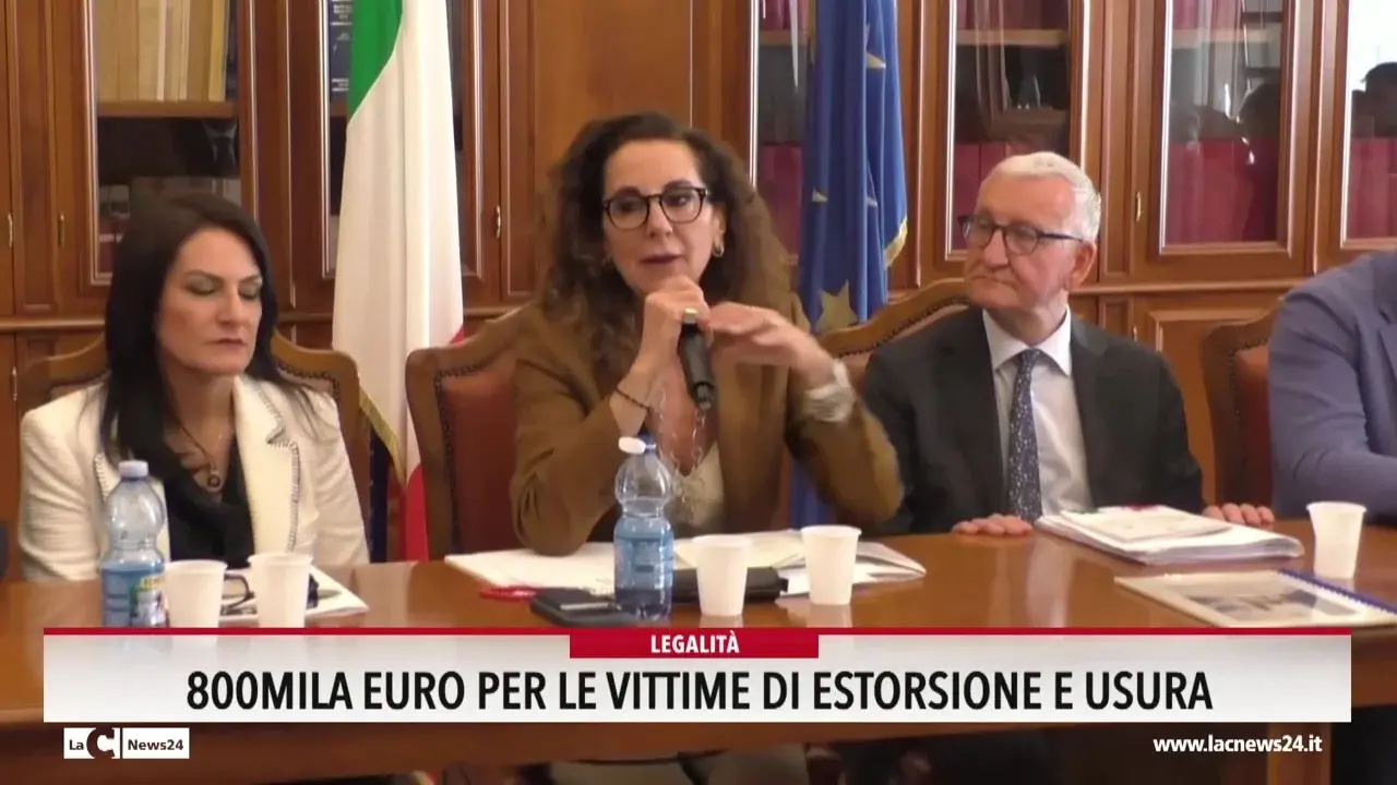 800mila euro per le vittime di estorsione e usura