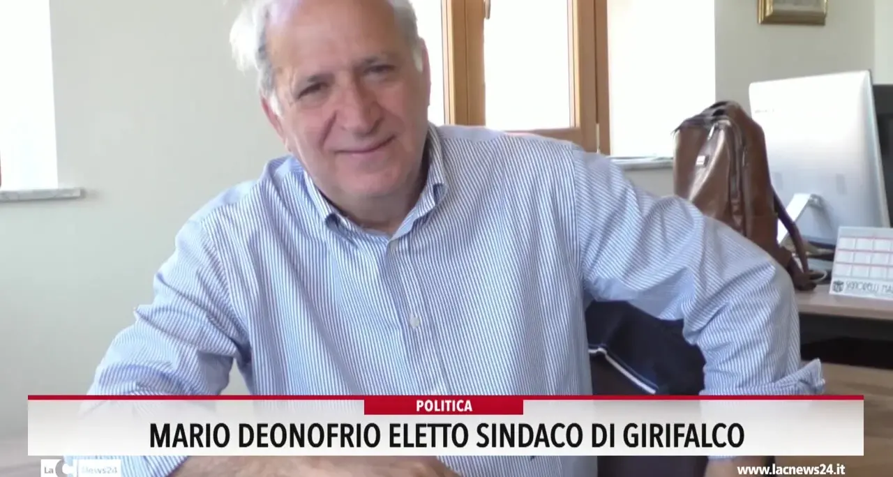 Mario Deonofrio eletto sindaco di Girifalco