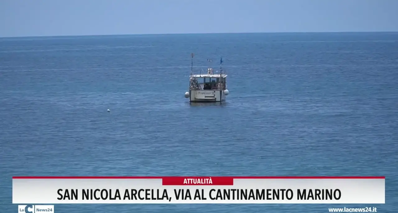 San Nicola Arcella, via al cantinamento marino