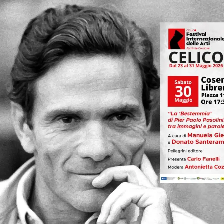 Il Festival delle Arti di Celico si sposta a Cosenza e rende omaggio a Pier Paolo Pasolini\n