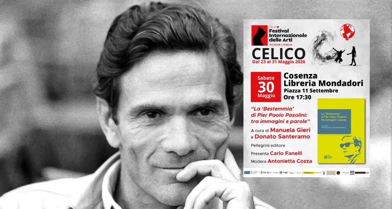 Il Festival delle Arti di Celico si sposta a Cosenza e rende omaggio a Pier Paolo Pasolini\n