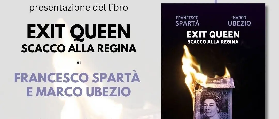“Exit Queen, Scacco alla Regina”,\u00A0a\u00A0Lamezia Terme la presentazione del romanzo ucronico di Francesco Spartà e Marco Ubezio\n