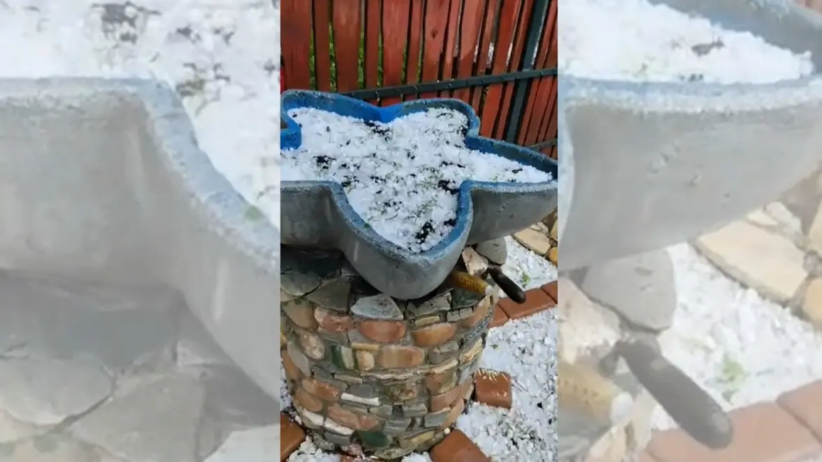 Maltempo, grandinata nella Sila catanzarese