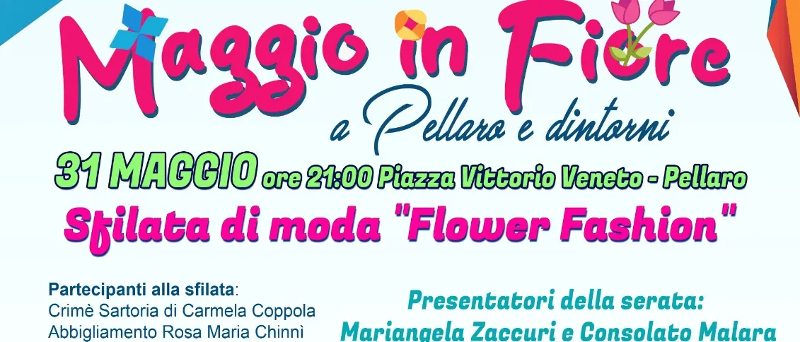 Pellaro si accende tra passerelle, musica e identità collettiva: “Flower Fashion” trasforma la piazza in un grande spettacolo di comunità\n