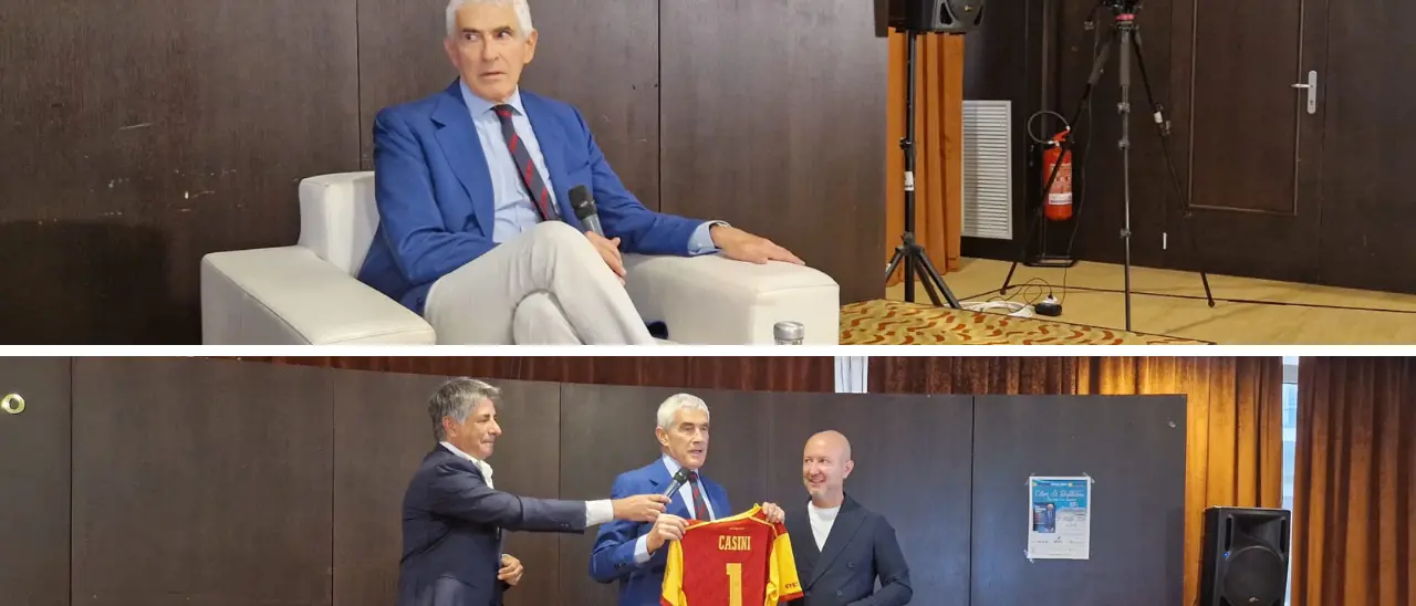 Pier Ferdinando Casini a Catanzaro: «Sulla legge elettorale serve un compromesso vero, non di facciata»\n