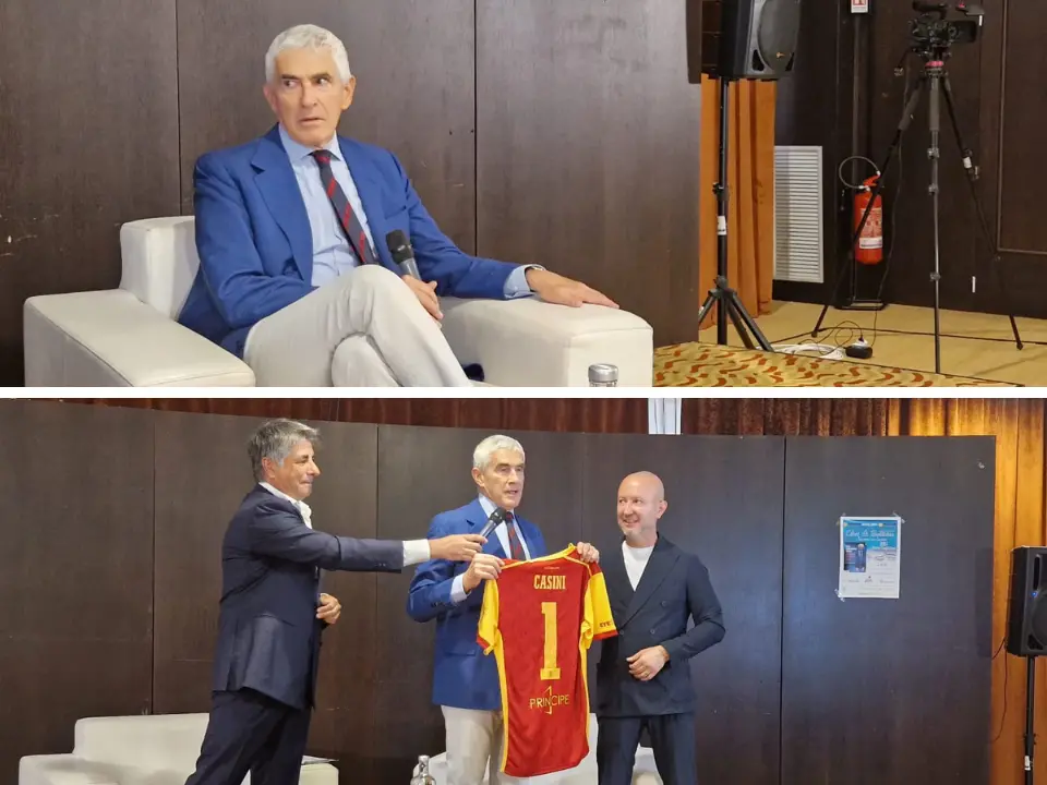 Pier Ferdinando Casini a Catanzaro: «Sulla legge elettorale serve un compromesso vero, non di facciata»