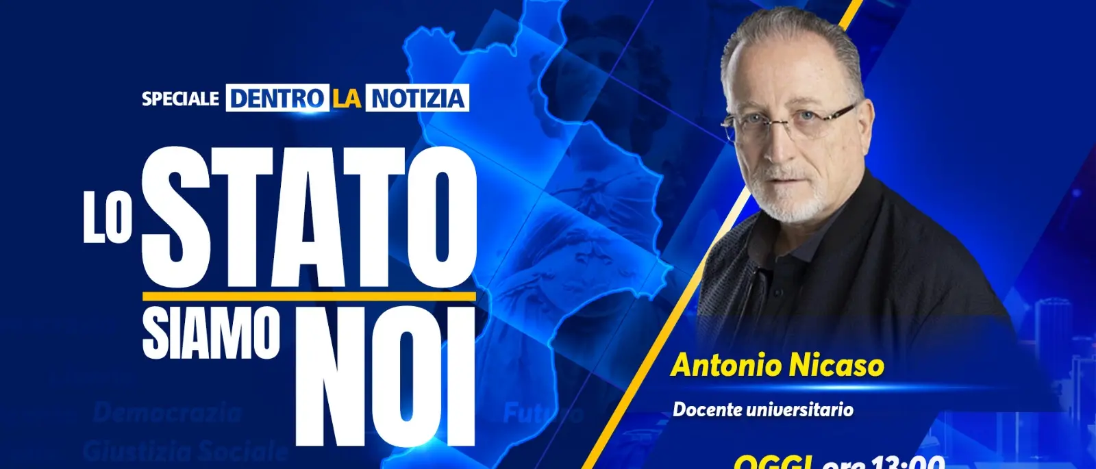Mafie, economia e potere: l’analisi di Antonio Nicaso a Lo Stato siamo noi. Appuntamento alle 13 su LaC Tv\n
