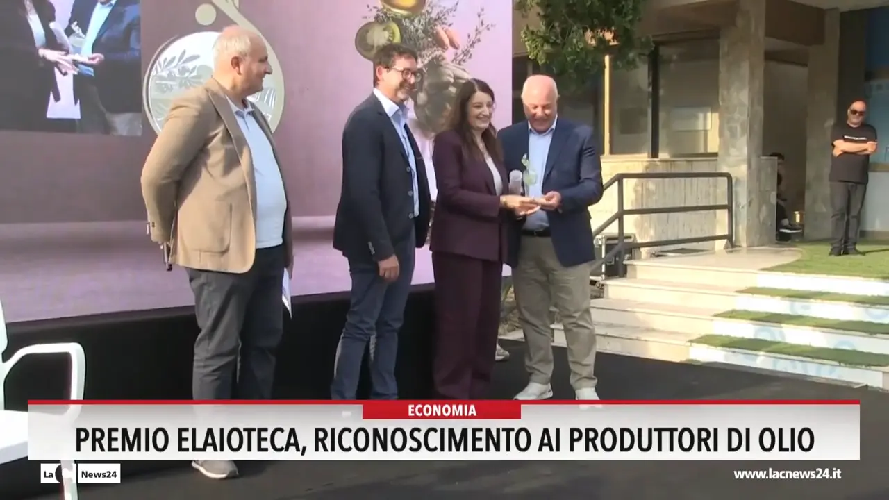 Premio Elaioteca, riconoscimento ai produttori di olio