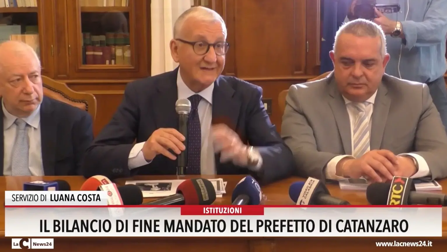 Il bilancio di fine mandato del prefetto di Catanzaro