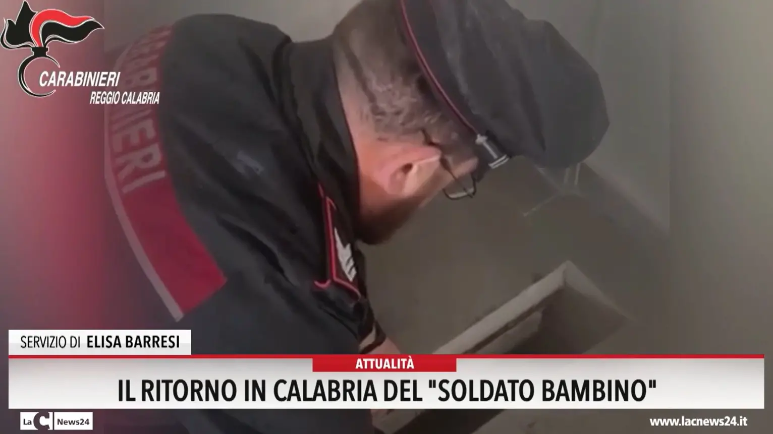 Il ritorno in Calabria del soldato bambino