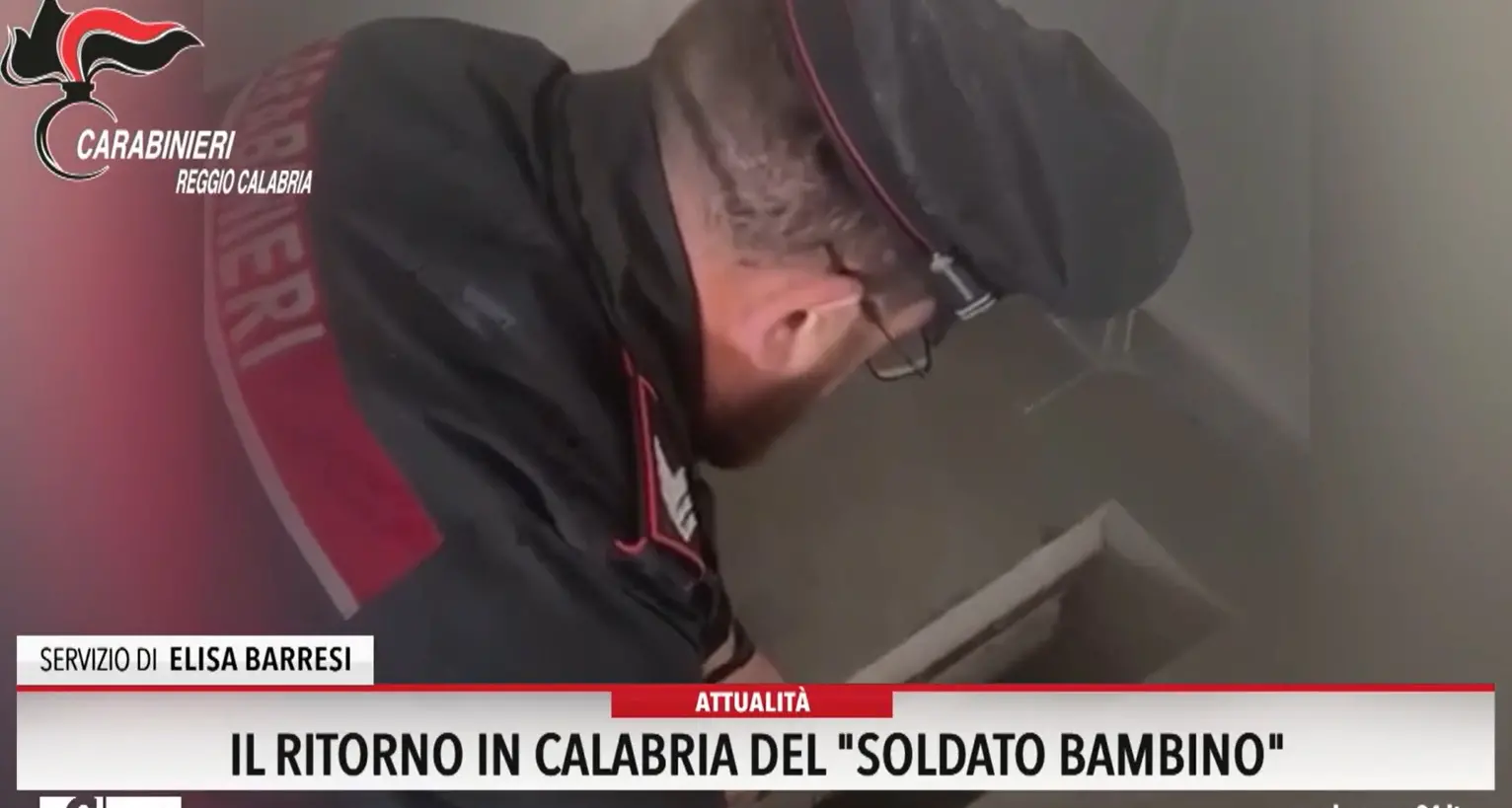 Il ritorno in Calabria del soldato bambino