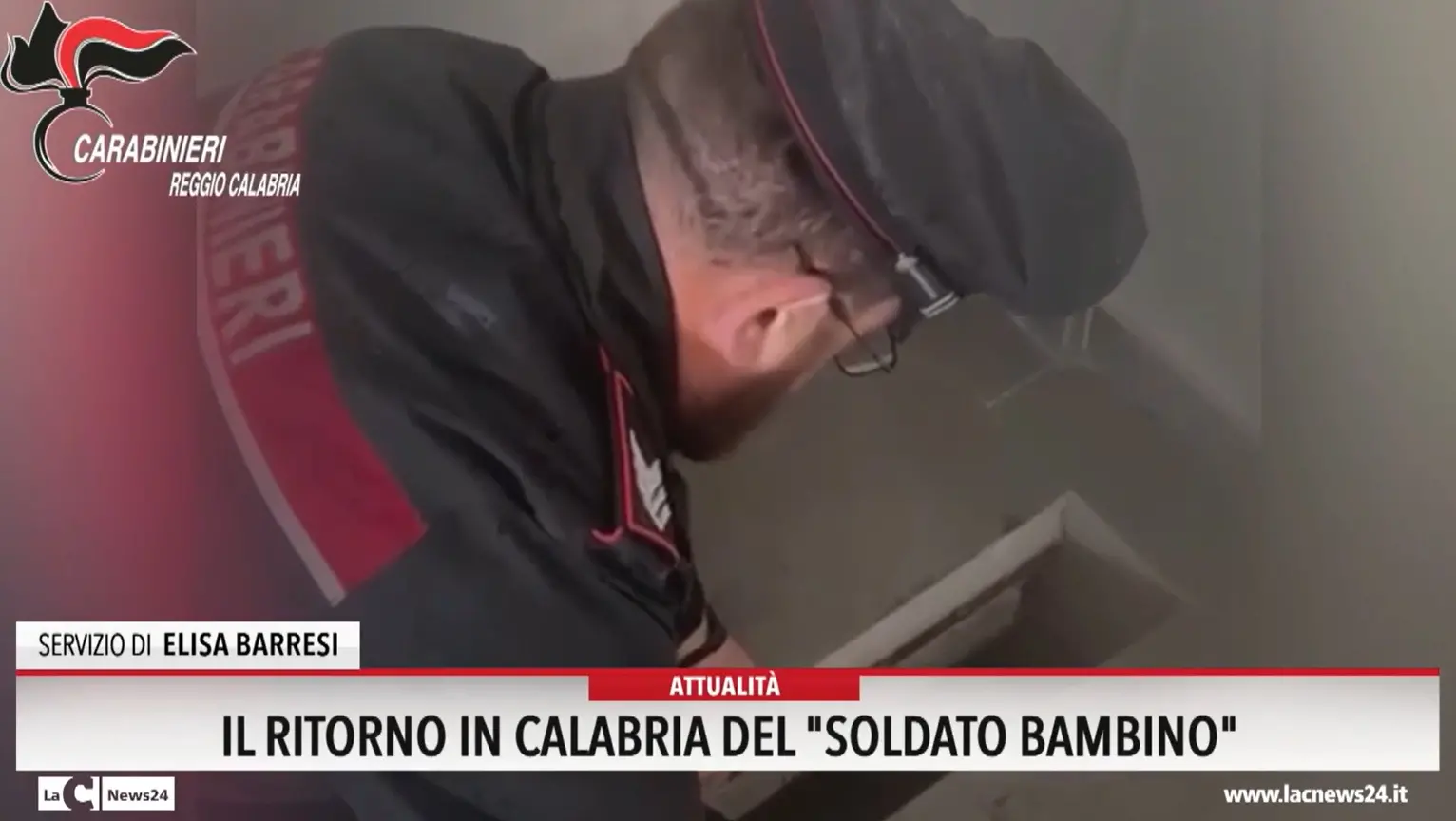 Il ritorno in Calabria del soldato bambino