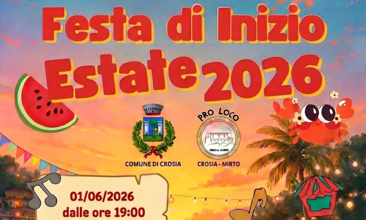Crosia, Mirto accende l’estate sul lungomare con due giorni di festa\n