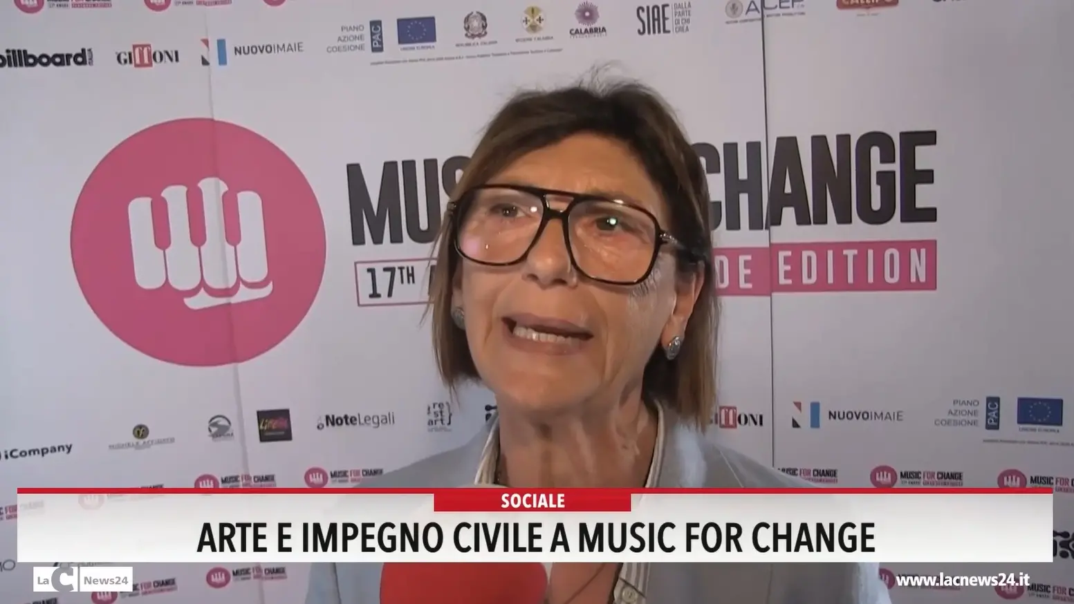 Arte e impegno civile a Music for change