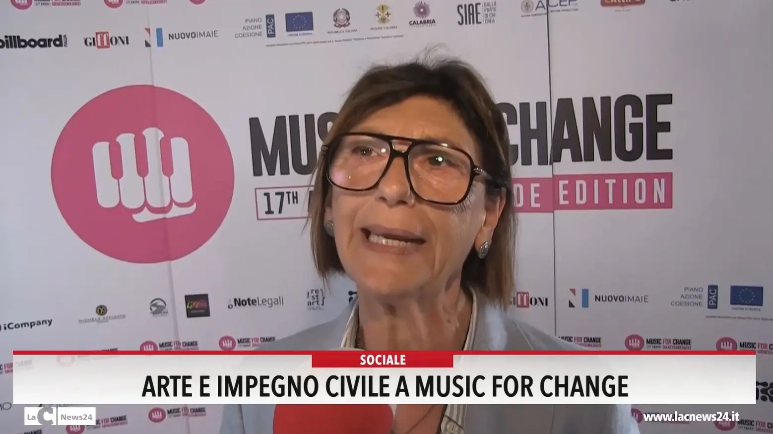 Arte e impegno civile a Music for change