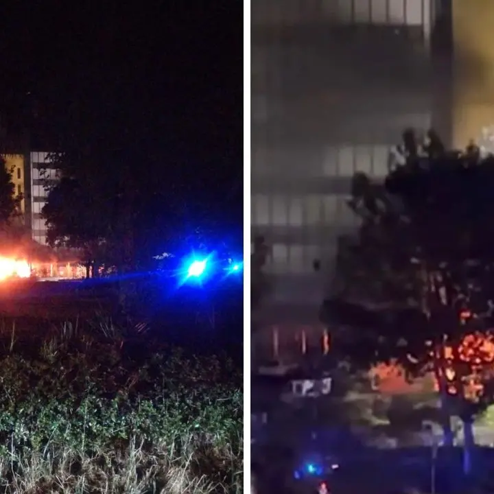 Incendio nei locali della Provincia a Vaglio Lise, vigili del fuoco sulla Statale 107\n